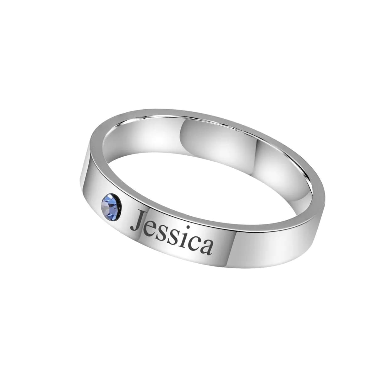 Bague Prénom Personnalisé Pierre de Naissance