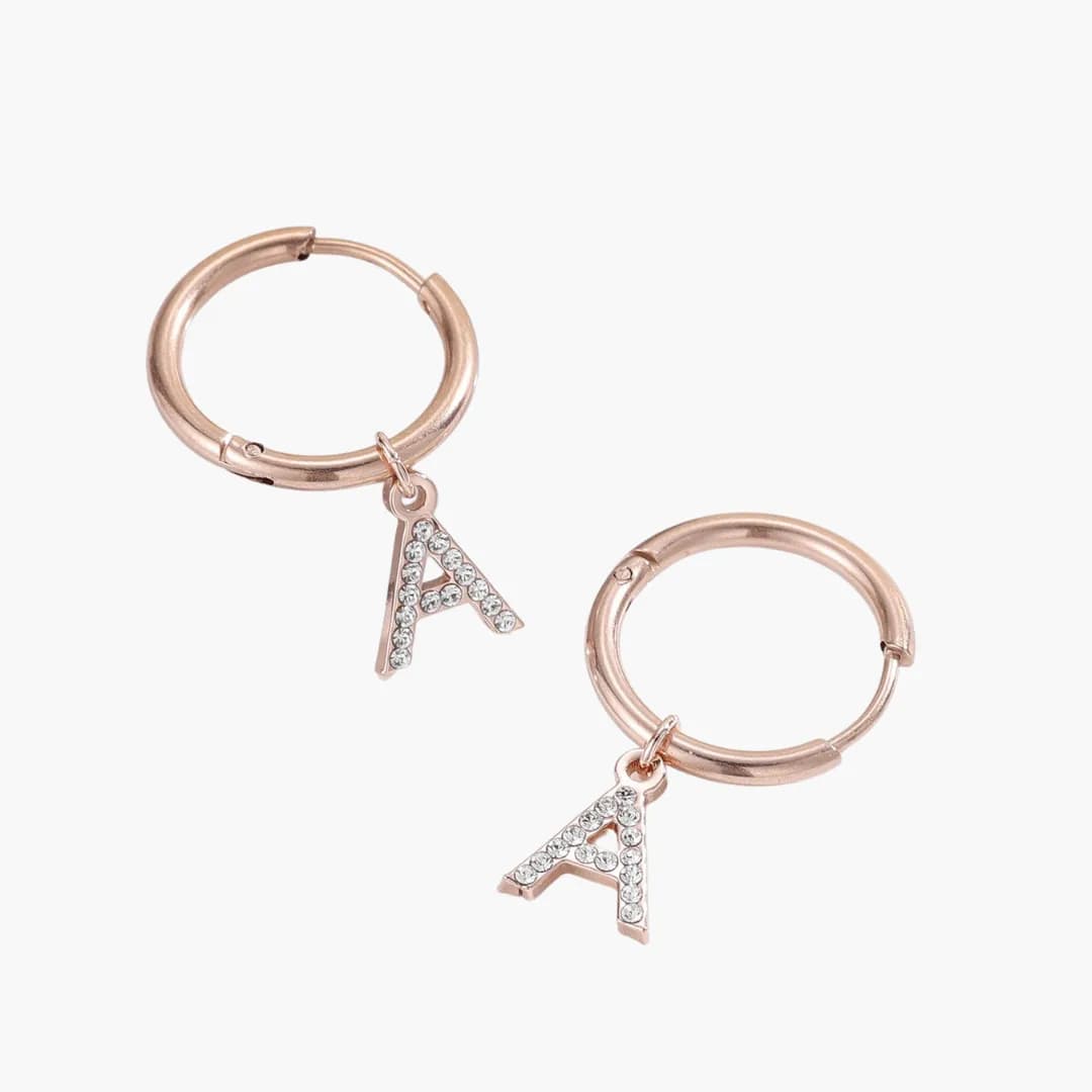 Boucles d’Oreilles Initiale