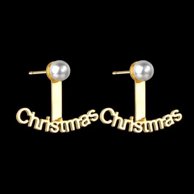 Boucles d’oreilles prénom avec perle ou zircon