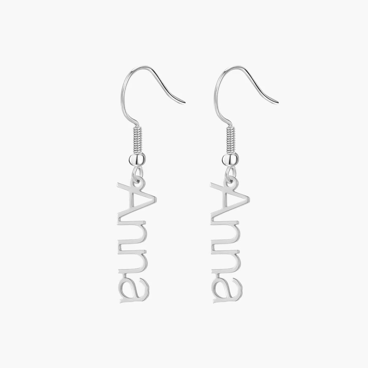 Boucles d’Oreilles Prénom Personnalisées