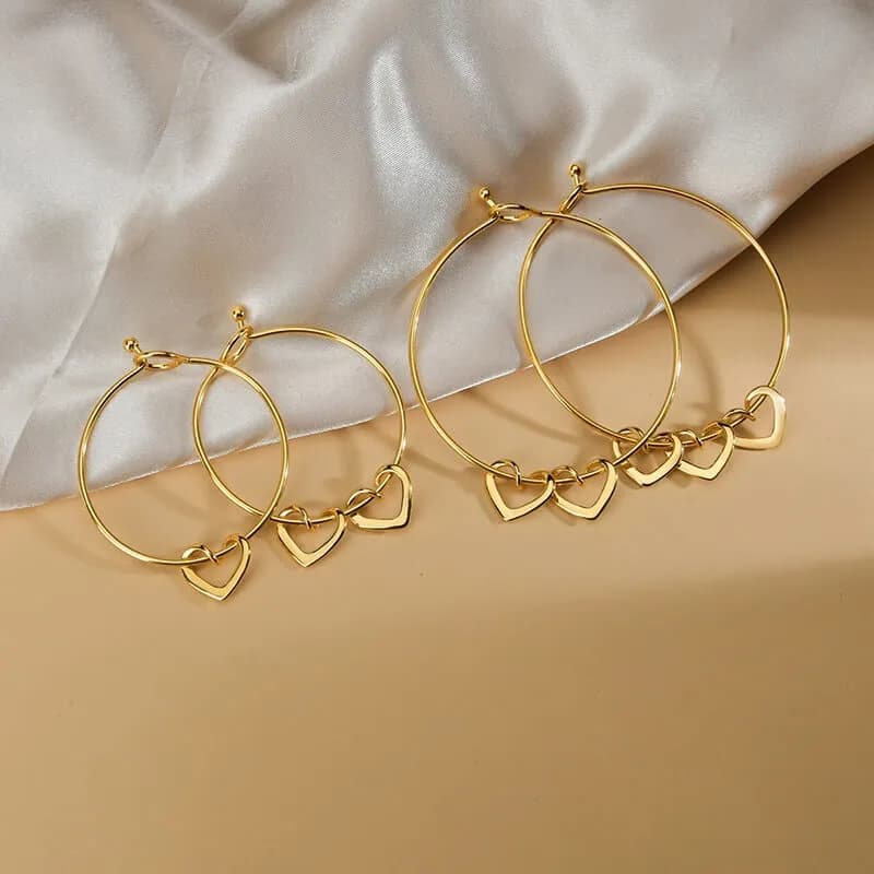 Bracelet prénom cœurs