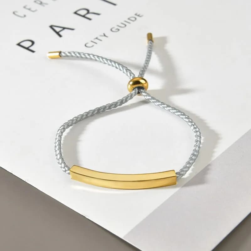 Bracelet Cordon Prénom