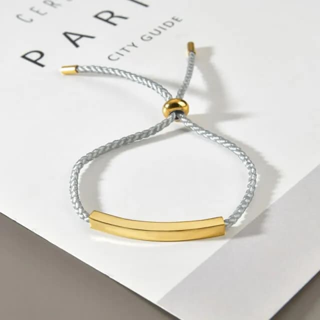 Bracelet Cordon Prénom