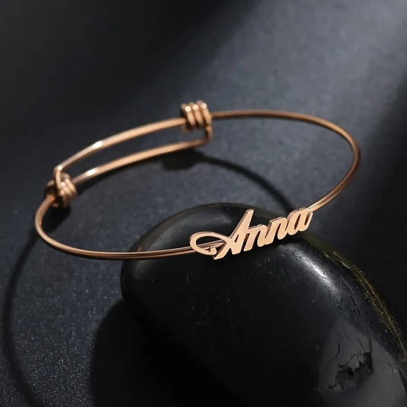 Bracelet personnalisé en acier inoxydable