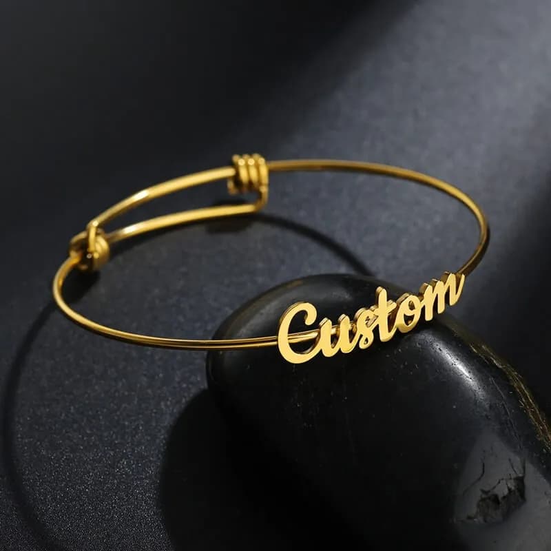 Bracelet personnalisé en acier inoxydable