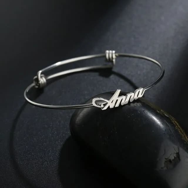 Bracelet personnalisé en acier inoxydable