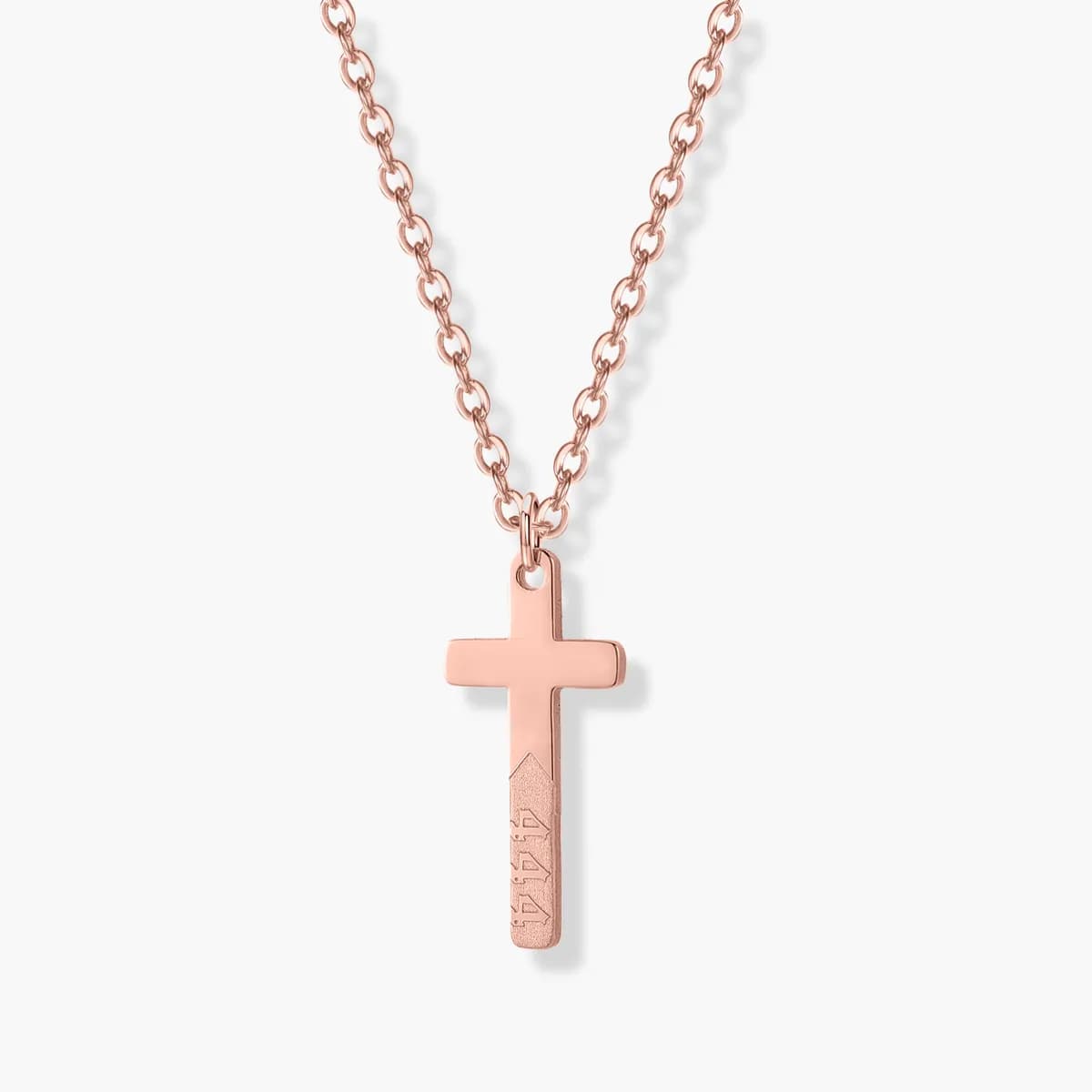 Collier Initiales Croix – 1 à 3 initiales