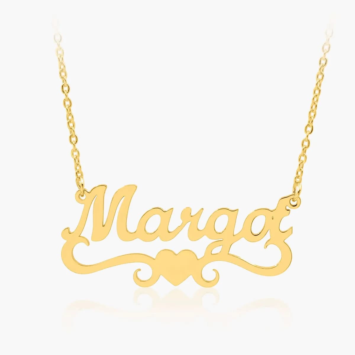 Collier Prénom Personnalisé Cœur