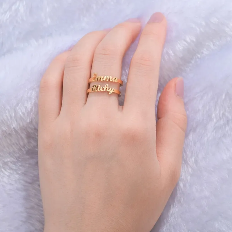 Bague 2 prénoms - vue 3