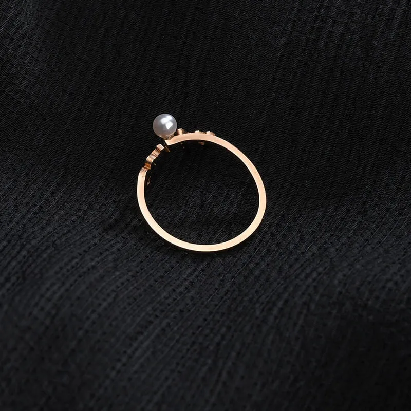 Bague prénom perle - vue 3