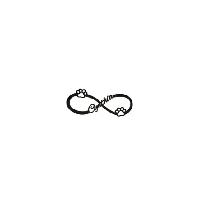 Bracelet infini prénom (1 à 4) - vue 3