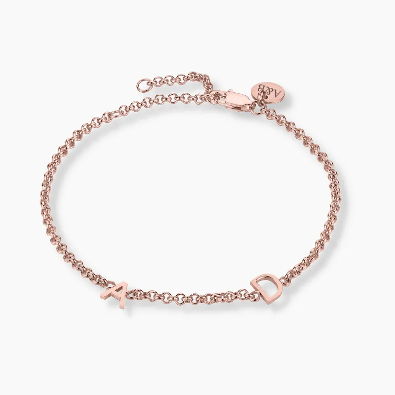 Collection Bracelet initiale prénom
