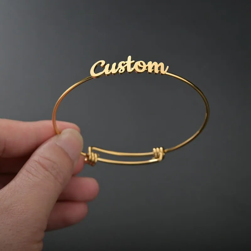 Bracelet personnalisé en acier inoxydable - vue 4