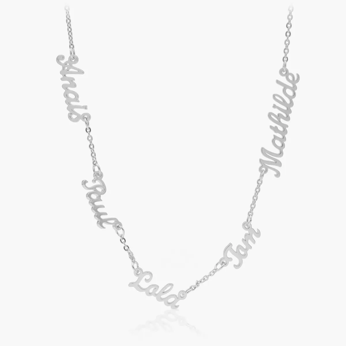 Collier plusieurs prénoms
