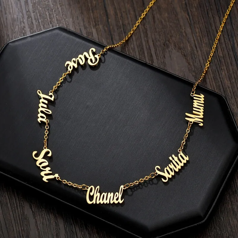 Collier plusieurs prénoms Arabe (1 à 6) - vue 3