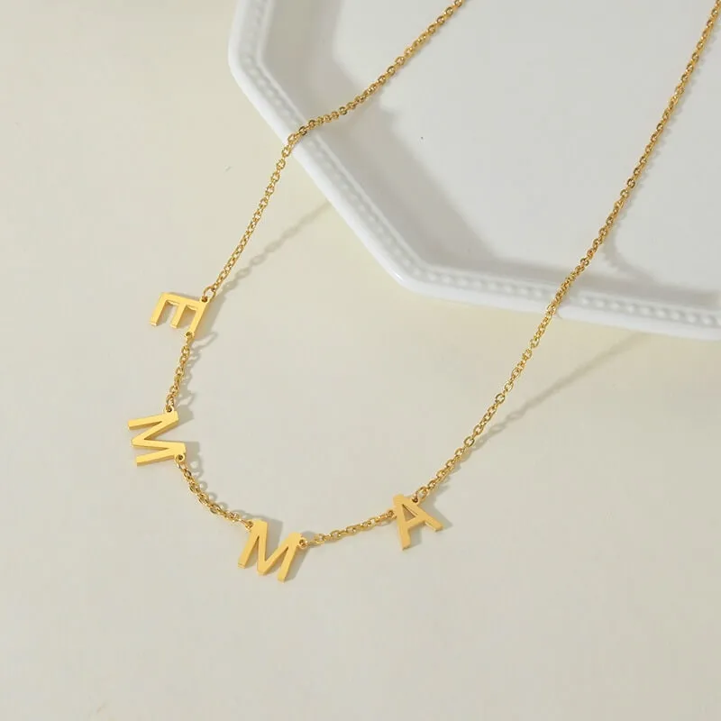 Collier prénom avec plusieurs lettres - vue 2