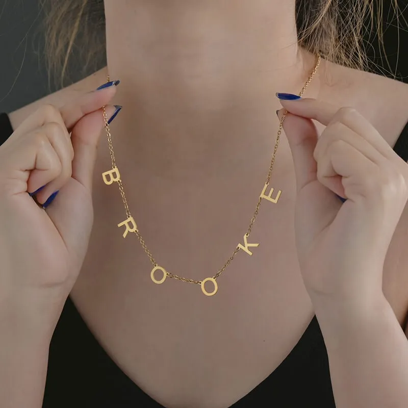 Collier prénom avec plusieurs lettres - vue 4