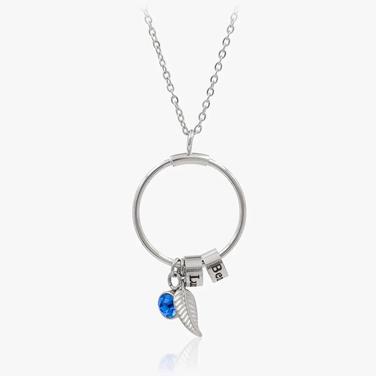 Collier Prénom Plume – 1 à 5 Prénoms
