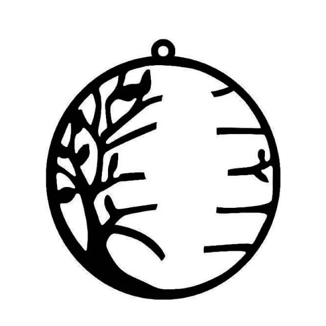 Porte Clés Prénom Arbre de Vie (1 à 6 prénoms) - vue 3