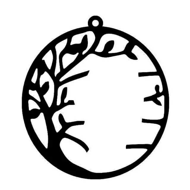 Porte Clés Prénom Arbre de Vie (1 à 6 prénoms) - vue 4