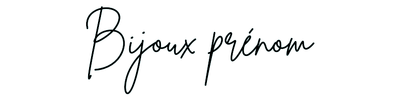 Bijoux prénom logo