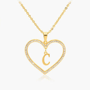 Collier Amour Initiale avec Strass