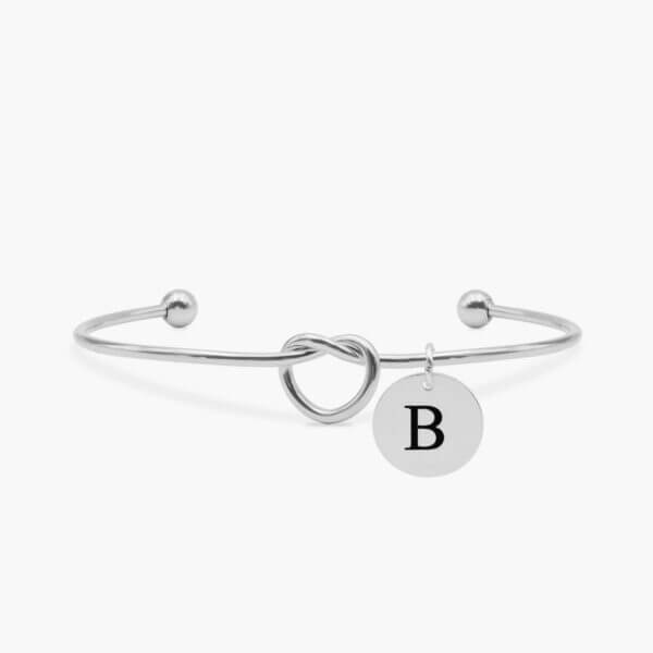 Bracelet Breloque Initiale